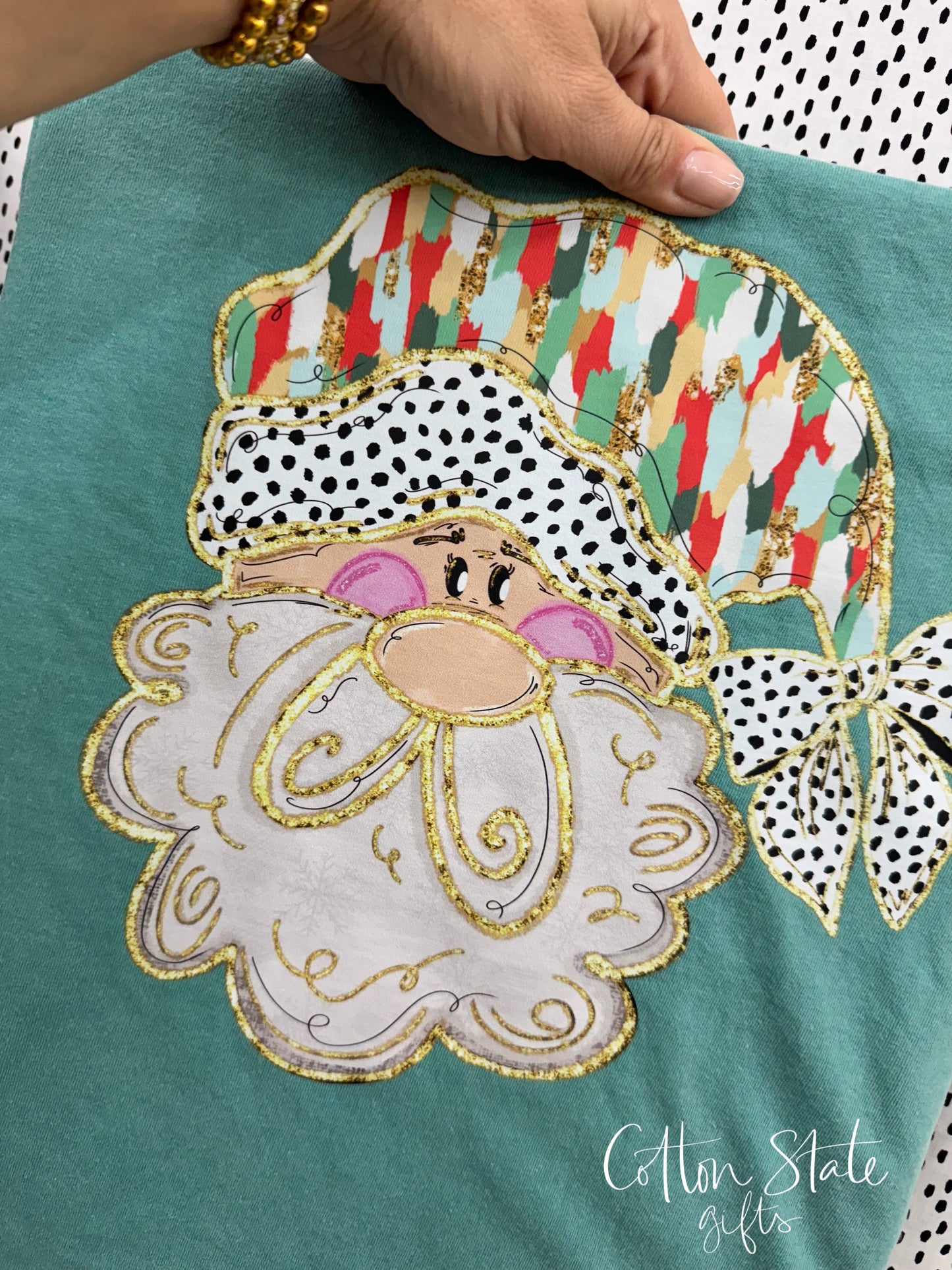 Brush Stroke Santa Graphic Tee